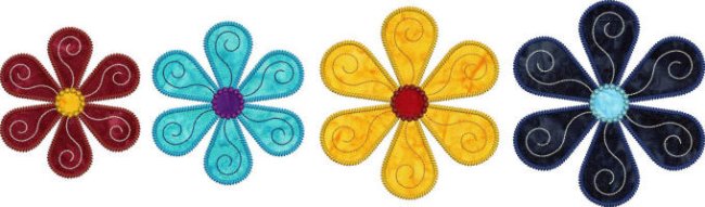 CCQ0576 - Floral Applique