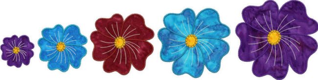 CCQ0577 - Floral Applique
