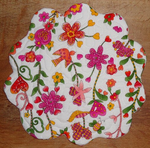 CCQ0593 - Flower Mug Rug
