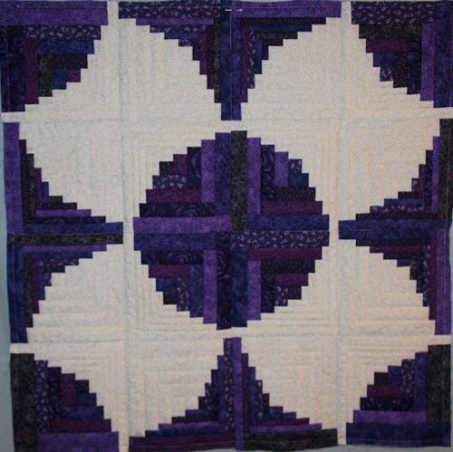 CCQ0595 - QI Curved Log Cabin Square 2