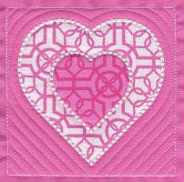 CCQ0596 - Heart Quilt