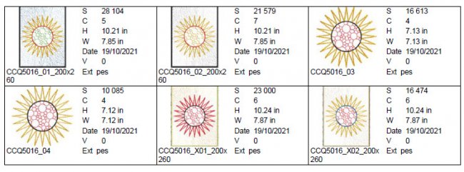 CCQ5016 - Sizzling Sun