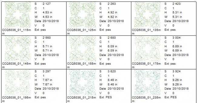 CCQ5036 - Decorative Leaf - All sizes included