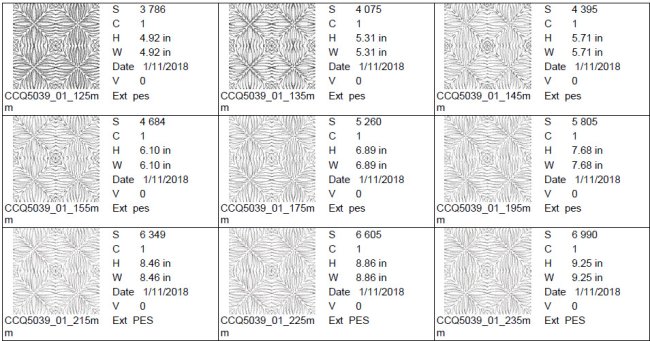 CCQ5039 - Decorative Quilting 4in1
