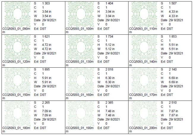 CCQ5093 - Decorative Quilting Multiple Sizes