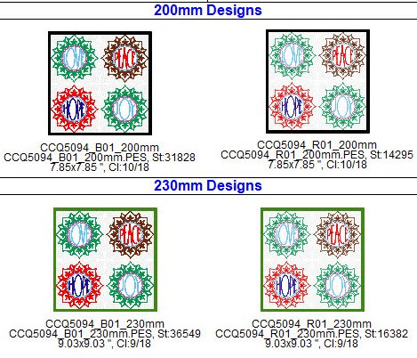 CCQ5094 - Decorative Quilting 4in1