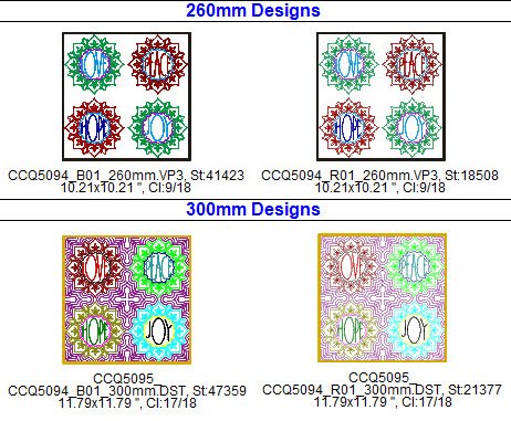 CCQ5094 - Decorative Quilting 4in1