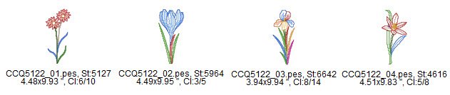 CCQ5122 - READ Flowers Set 2