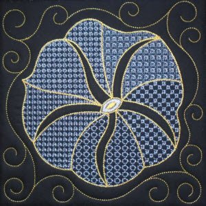 CCQ5130 - Morning Glory Blackwork