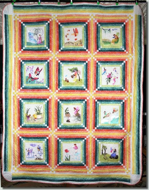 BFC0802 Block 6 of 12 Fairy Land Quilt - The Healing Fairy