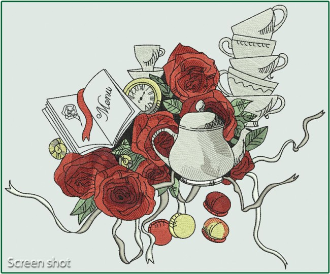 BFC1408 Tea & Roses Anyone?
