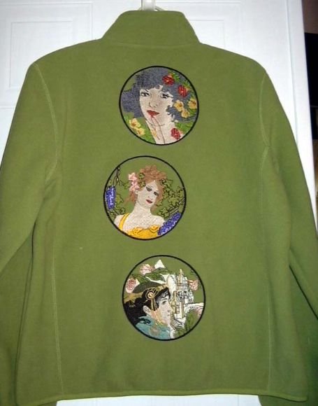 BFC0243 Art Nouveau Ladies