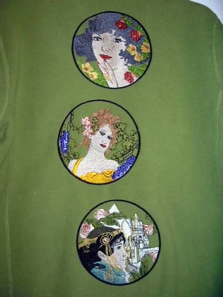 BFC0243 Art Nouveau Ladies