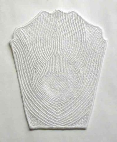 BFC0181 Lace Bowl & Doily - Peacock