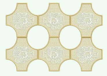 BFC0275 Tablecloths - Floral Elegance