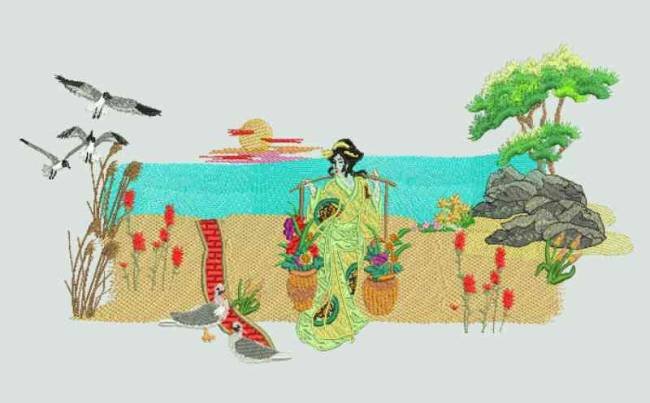 BFC0165 On the Seashore