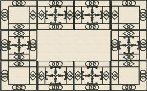 BFC0901 Chinese Lattice Quilt Squares QIH and Regular