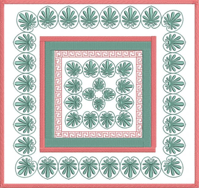 BFC1892 Greek Quilt Block Kit 1