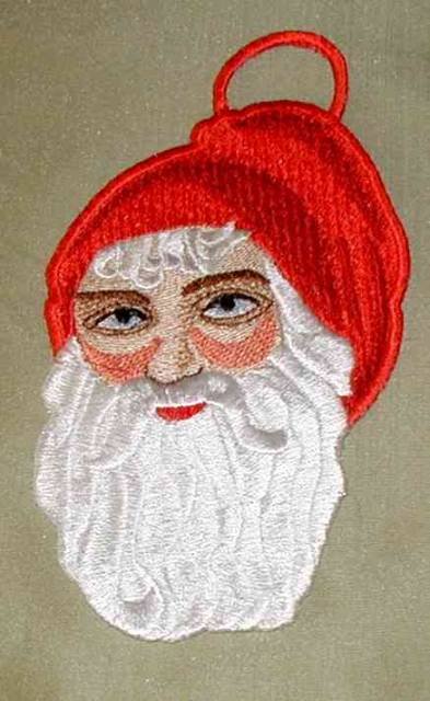 BFC0148 Victorian Santa Ornaments