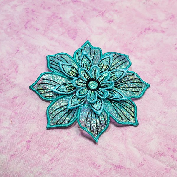 BFC2186 Free Standing Crystal Flowers