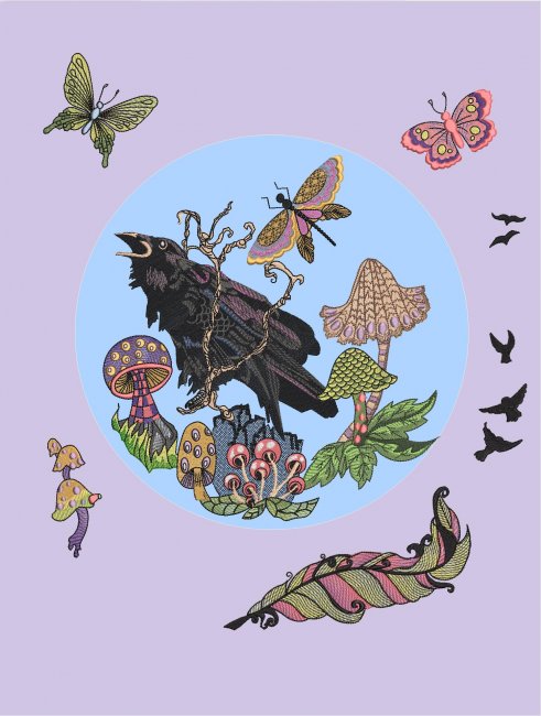 BFC2028 Delight's Raven's Mushrooms - Individual Designs