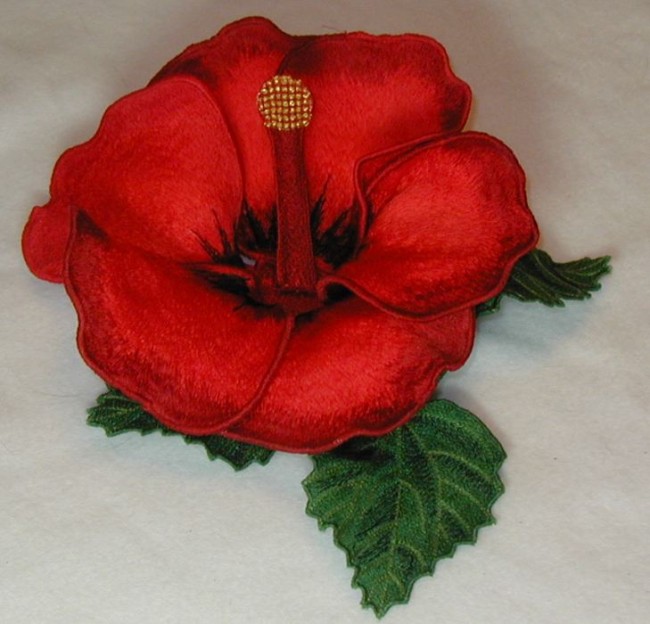 BFC0188 Lace Sculpture - Hibiscus
