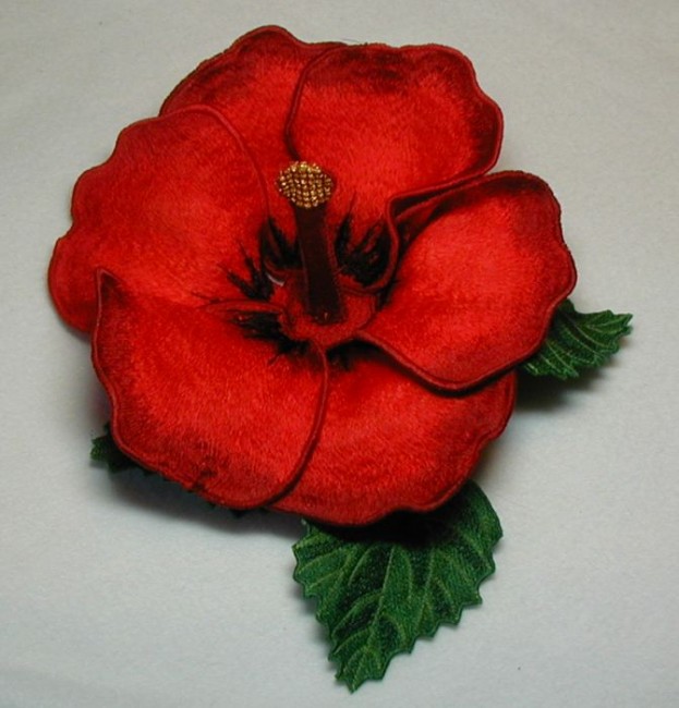 BFC0188 Lace Sculpture - Hibiscus