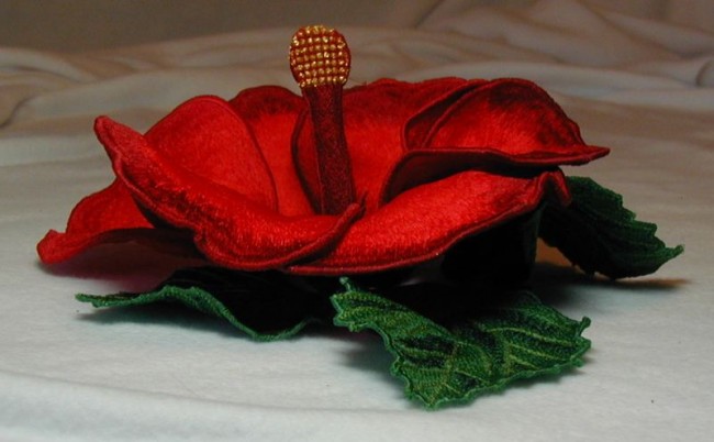 BFC0188 Lace Sculpture - Hibiscus