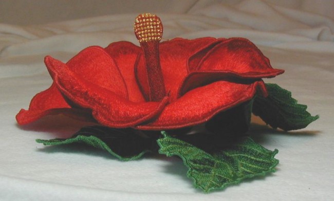 BFC0188 Lace Sculpture - Hibiscus