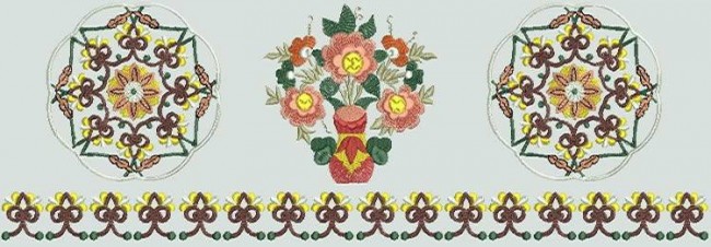 BFC0539 Ancient Russian Florals II