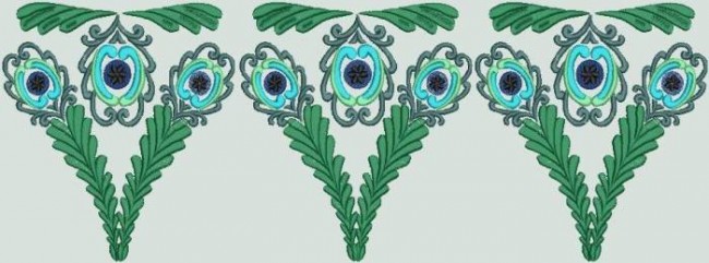 BFC0462 Peacock Feathers