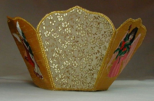 BFC0195 Lace Bowl Victorian Angels